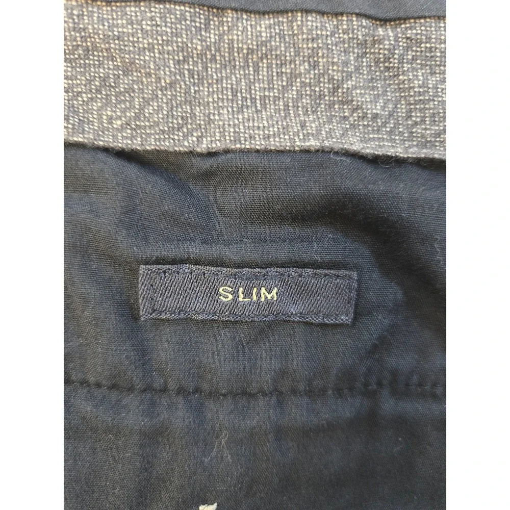 J.Crew Bowery Slim Fit Dress Pants‎ Mens 34x31 Grey 100% Cotton Trousers